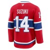 Montreal Canadiens tröja Fanatics Premium Nick Suzuki 2024-25 Röd Hemma - NHL Tröjor Herr